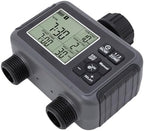 2 Zone Watering Timer, Easy to Operate LCD Display Design 3/4-1/2 Inch Faucet Compatible for Automatic Irrigation Timer for Yard Lawn - Image 7