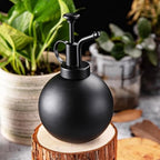 Xmas Black 500ml Stainless Steel Watering Can for Flowers and Plants - Image 4