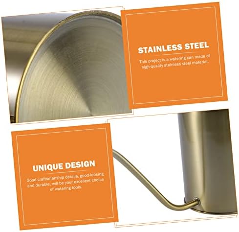 Watering Kettle with Long Spout 2000ml Stainless Steel for Home Gardening - Image 3