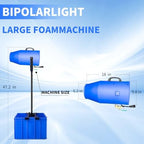 Foam Machine for Party, Party Foam Machine with Water Tank, Foam Cannon for Garden, Pool, Indoor, Birthdays, Celebrations, and Backyard Events (Blue) - Image 2