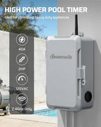 DEWENWILS Matter Pool Pump Timer, Heavy Duty Timer Box - 120VAC 2HP 40A - Image 3