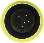 Garden Elements Indoor/Outdoor Glazed Brushed Happy Plastic Planter, Large, Bright Yellow, 15" - Image 3