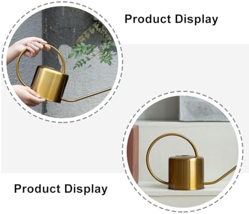 BESPORTBLE Brass Watering Can with Long Spout 1300Ml Stainless Steel Indoor Outdoor Garden Flower Sprayer Pot for Plants and Bonsai Care - Image 7