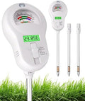 6-in-1 Soil Moisture Meter with 3 Probes, PH/Sunlight/Soil Moisture/Fertility with 3 Removable Probe, Digital Air Temp/Humidity, Soil Tester for Garden, Lawn, Indoor and Outdoor Plants by Unknown