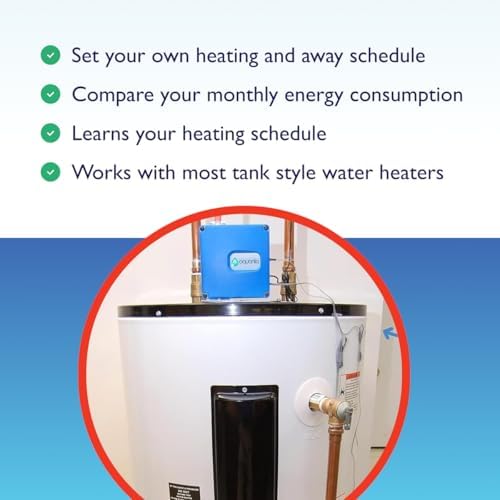 Digital Water Heater Timer. WiFi Smart Water Heater Controller. Reduce Electricity Waste. Installs in Minutes, No Plumbing Required. for Electric Water Heater, Leak Sensor Included - Image 5
