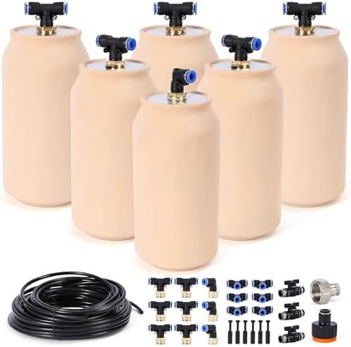 6pcs Ollas IIrrigation System Large Classic Self-Watering Ollas Self Watering 41oz Olla Watering System 4x4x8in Classic Plant Watering Stakes Vacation Plant Watering Devices by LovelyRan