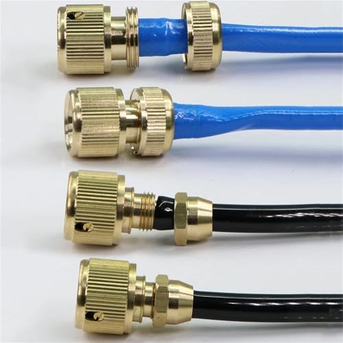 Expandable Garden Hose Repair Kit 3PCS Brass Hose Adapter Quick Coupler Irrigation Connection Faucet Gardening Watering Accessories(3I4 Inch Adapter) - Image 3
