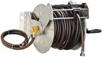 Giraffe Tools Stainless Steel Garden Hose Reel Heavy Duty, Wall/Floor Mounted Stainless Water Hose Reel Retractable with Crank, 150-Feet 5/8" Hose Capacity＆100FT hose by GiraffeTools