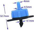 Pipe Fitting 50pcs 8L DRIPPERS Water Flow Drip Irrigation Dropper Pressure Compensating Emitter Water Regulator Pipe (Colour: Blue) - Image 3