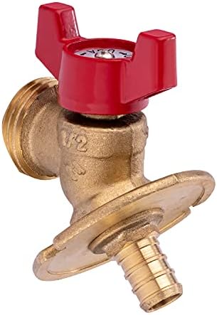5 Piece EFIELD 1/2 in. Pex Inlet x 3/4 in. MHT Outlet Sillcock Hose Bibb - Image 2