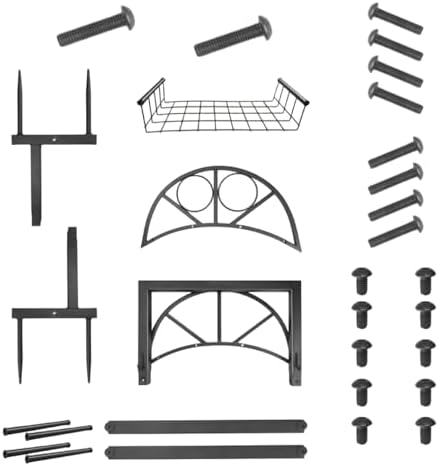 Lily Brown Irrigation Hose Rack with Strengthened Legs and Ample Space for Tools and Accessories Sturdy Garden Hose Stand - Image 4