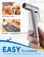 BRITULIF 3-Pack Handheld Bidet Sprayer for Toilet, Adjustable Pressure - Image 4