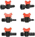 Hose Connector Adapter 1/2 3/4 Thread To 8mm/10mm/12mm/14mm/16mm/19mm Hose Garden Faucet Irrigation Valve Using Pe Tube Tonnage 20Pcs (Color : 3I4 to 16mm) by Unknown