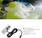 Ultrasonic Mist Maker, Durable 36V Cool Fog Humidifier for Indoor Outdoor Stainless Steel 3 Head Design with 12 Atomizing Cores 4.5L H Output Cable - Image 3