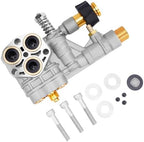 7108366 Pressure Washer Pump Manifold fits for Technologies 510020 and 520006 Axial Cam Pressure Washer Pump Replacement Simpson 7108366 Cleaning Manifold by HRepair