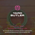 Yard Butler Heavy Duty Wall-Mounted Hose Hanger - Spiral Design, Green - Image 7