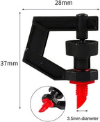 30pcs-500pcs G Type 360° Micro Rotary Nozzle Sprinklers Head Rotating Refraction Sprinkler Atomizing Nozzle Lawn Watering Dripper System Garden Sprayer Atomizer (200pcs) - Image 3