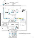 WECO Automatic Shut Off Valve Quick Connect for Reverse Osmosis Water Systems - ⅜ Inch Ports Valve for Water Purification Systems - Image 2