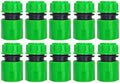 10PCS Hose Garden Tap Water Hose Pipe 1/2 inch 16mm Connector Quick Adapter Fitting Repair Watering Greenhouse(KIT002-10PCS) by Unknown