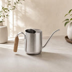 Stainless Steel Watering Can Gooseneck Watering Can Modern for Houseplants, Balconies, Silver - Image 3