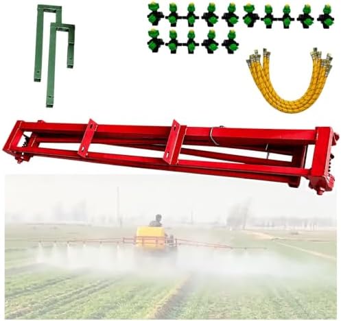 Atv Sprayer Boom Wand Kit, 331in，Foldable Boom，Plastic Nozzle*15，Hose*15 by Unknown