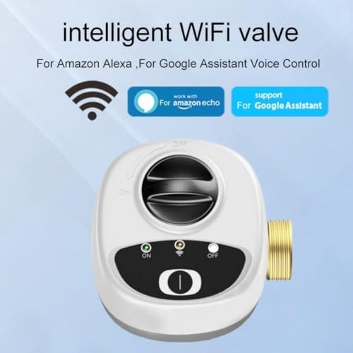 WiFi Smart Ball Valve Auto Shut Off Remote App Control Voice Assistant Compatible for Alexa Google Direct Connect No for gateway Leak Alarm Timer Copper Leak Detection Shutoff(DN15) - Image 2