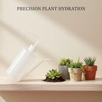 Squeeze Watering Bottle with Narrow Nozzle, POM Plastic for Precise Indoor Plant Care, White (1 PC) - Image 2