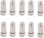 Irrigation Nozzles Adjustable Copper Atomizing Nozzles Drip Irrigation Sprayers Garden Cooling Irrigation Equipment Directly Spray Silver 10pc by Unknown