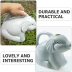Blue Elephant Watering Can Set, 2l PP Plastic Long Spout - Image 3