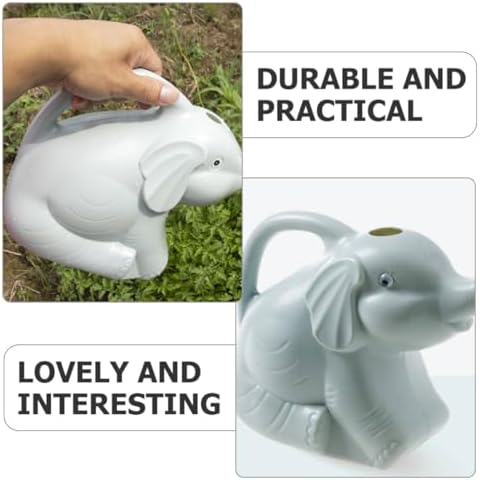 Blue Elephant Watering Can Set, 2l PP Plastic Long Spout - Image 3