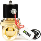 U.S. Solid Smart WiFi Brass Solenoid Valve, 2", 110V AC, Normally Closed, App Remote Control for Water Systems & Automation - Image 4