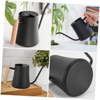 VICASKY Vintage Metal Long Spout Watering Can with Wooden Handle for Indoor Plants Stainless Steel Garden Pot for Precise Watering Design for Flowers and Houseplants - Image 6