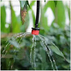 Xiaochen Irrigation Dripper Sprinkler 300 Pcs Red Automatic Garden Dripper Micro Drip Irrigation Watering Anti-Clogging Emitter Garden Supplies for 4/7mm Hose (Color : Red) - Image 5