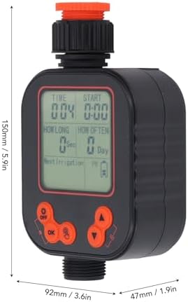Automatic Watering Timer Programmable LCD Display Digital Irrigation Water Timer with Rain Sensor for Faucet - Image 2