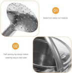 Metal Watering Can for Indoor and Outdoor Plants 5l with Fixed Handle and Spray Head Suitable for Houseplants and Garden Flowers Style - Image 3
