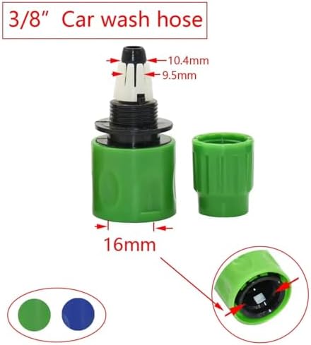 Pipe fitting Garden Tap 1/4" Hose Quick Connector Barb Water Pipe Joint Male Female Thread Drip Irrigation Adapter(K) - Image 2
