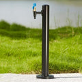 Premium Outdoor Stainless Steel Garden Hose Stand & Faucet - Decorative Water Fountain Dispenser for Efficient Garden Irrigation & Washing Solutions by Unknown