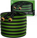 Garden Hose 100 FT, Non-Expanding Water Hose, Lightweight Flexible, Kink-Resistant & Burst-Resistant, High Pressure Garden Hose for Lawn, Garden, Car Wash & Outdoor Cleaning by lumomo