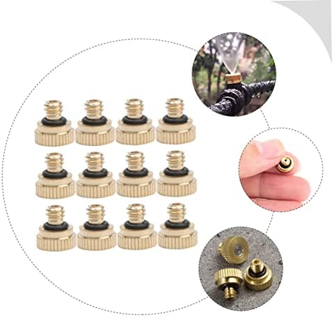 BESPORTBLE 60pcs Brass Misting Nozzle for Low Pressure Hose Sprayer Leak Atomizing Nozzles for Watering Irrigation and Outdoor Use - Image 3