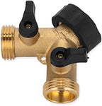 Camco Solid Brass Water Wye Valve- Easy Grip Valve Handles and Simple Water Hose Connection CSA Low Lead Certified - (20123) - Image 2