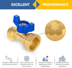 20PACKGUOFIS Outdoor Garden Spigot,3/4" Female NPT Inlet x 3/4" Male GHT - Image 6