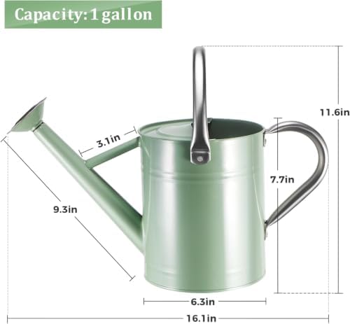 1 Gallon Watering Can for Outdoor&Indoor Plants - Image 2
