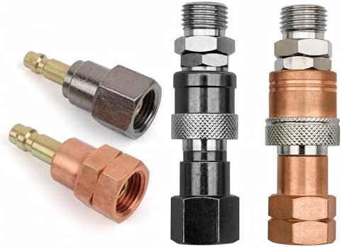 Oxy Acetylene Torch Quick Connect Fittings & Machine Side Plug kits by YBMTE-US