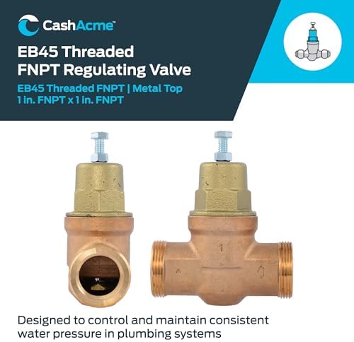 Cash Acme EB45 Pressure Regulating Valve, 1 Inch NPT Threaded, Metal Top, 60 PSI, PVA20M-DTH-60 - Image 2