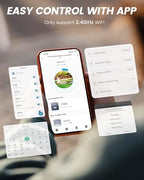 RAINPOINT Smart Sprinkler Controller, WiFi Sprinkler Controller 8 Zone-Local Weather Intelligence, Programmable Smart Irrigation System with APP Remote Control, Rain Skips, Rain Sensor Compatibility - Image 4