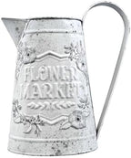 Baoblaze Outdoor Watering Can Rustic Watering Can Decorative Pitcher Vintage Jug Iron Container With Long Handle And Wide Spout Suitable for shelf display mantel decor entryway accents home decoration by Unknown