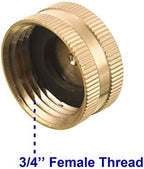 M MINGLE Garden Hose Female End Cap, Garden Hose Shut Off Valve - Image 5