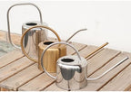 1.3l Stainless Steel Watering Can with Long Spout for Plants - Image 4