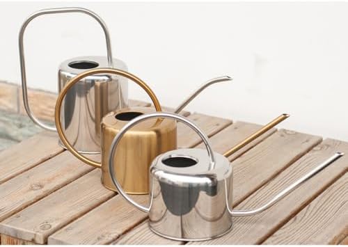 1.3l Stainless Steel Watering Can with Long Spout for Plants - Image 4