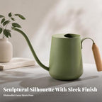 Spill-Resistant Stainless Steel Watering, Matte Black - Image 2